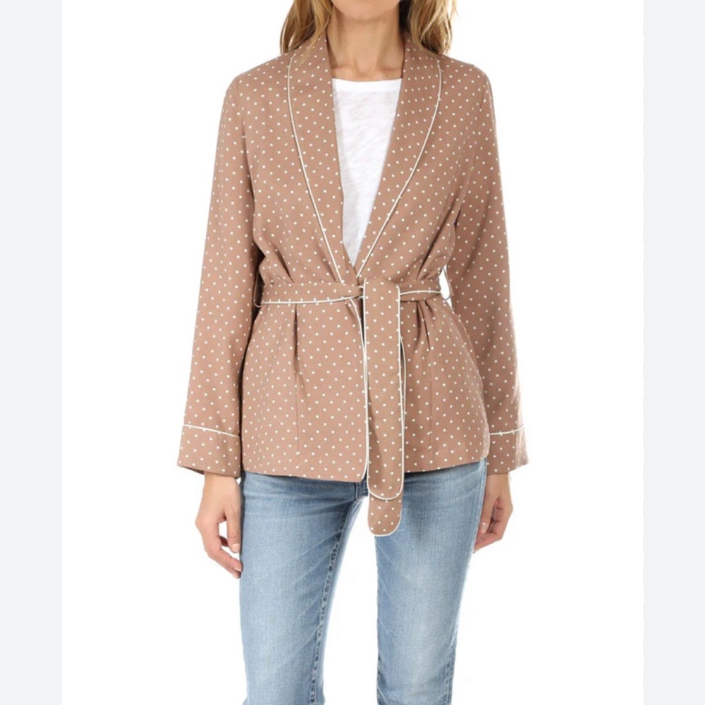 Frame smoking Jacket polka dot